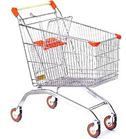 Тележка покупательская с детским сиденьем Filomarket SHOPPING CARTS 125 л
