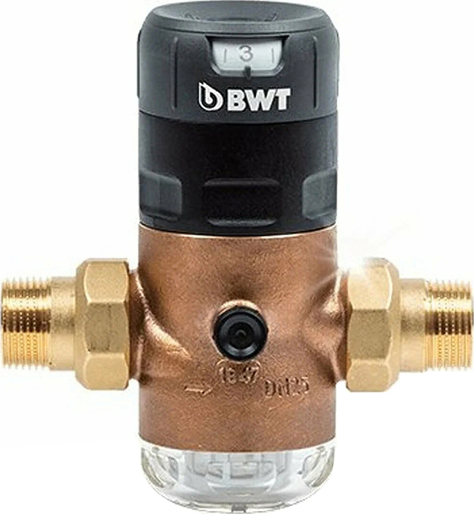 Редуктор давления BWT D1 Red 3/4“ красная латунь, холодная вода
