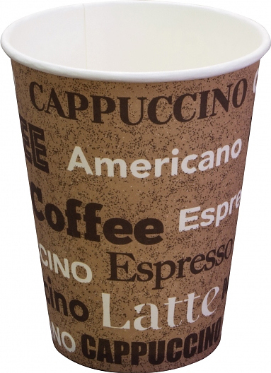Стакан бумажный ПАПЕРСКОП РУС 300 мл Coffee new