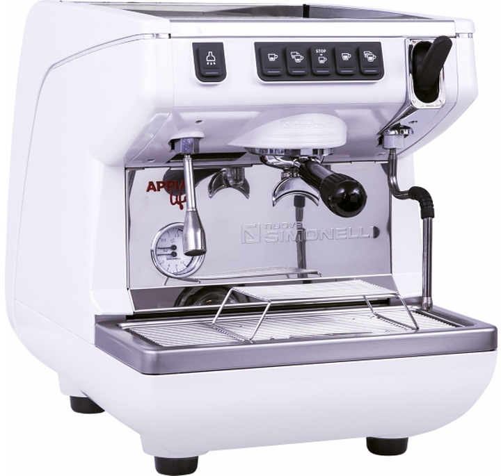 Кофемашина Nuova Simonelli Appia Life 1Gr V белая, высокая группа, автомат
