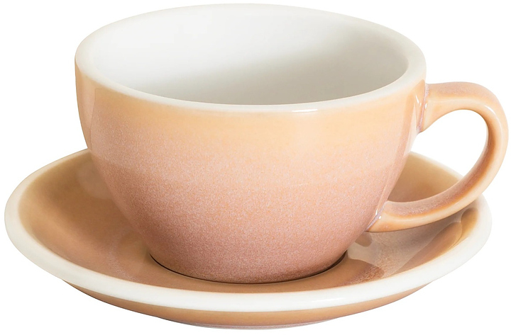 Кофейная пара Loveramics Egg Latte Cup 300-108BRO/143BRO 300 мл, розовый (rose)