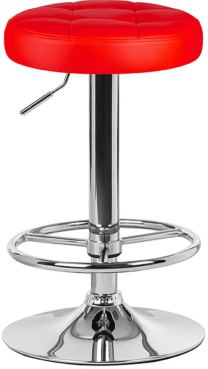 Табурет барный DOBRIN 5008-LM-N BRUNO (красный) 2 шт.