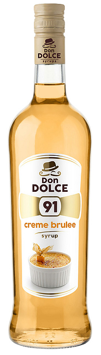 Сироп Don Dolce 75684 Крем Брюле 1 л (бутылка стекло)