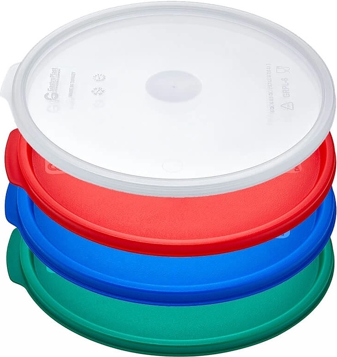 Крышка для контейнера Gastroplast GRPPL-12 d=31 см (полипропилен) красная