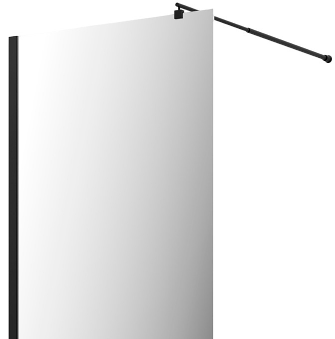Душевое ограждение Wasserkraft Rur 30W40MB-MR 2000х1200 мм черный