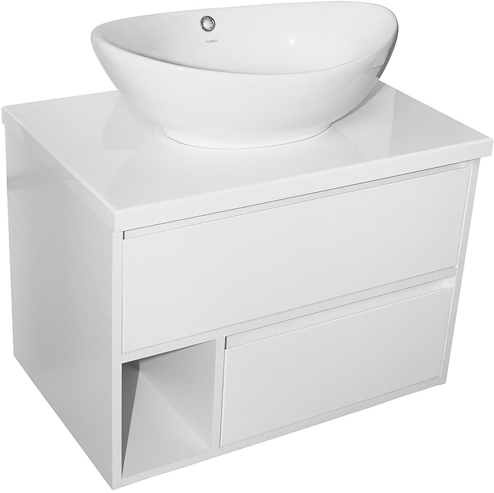 Тумба под раковину Mixline Аврора-70 белая