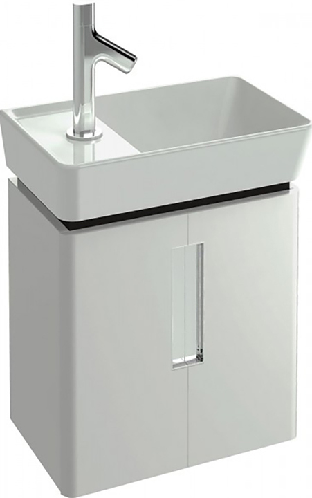 Тумба Jacob Delafon REVE EB1138-G1C 42 см, белый блестящий лак