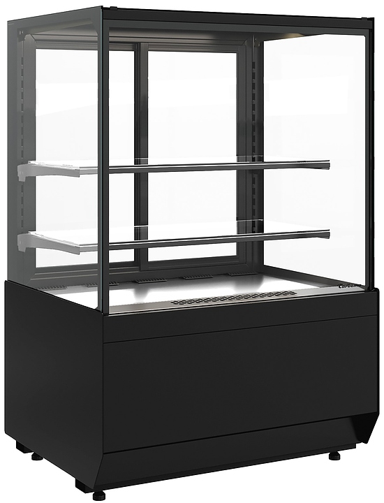 Витрина кондитерская Carboma KC70 SV 0,9-1 Standard (версия 2.0) (9005-0430, черная)