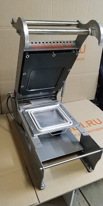 Запайщик лотков VASSILII Контур № 2170 c контурной обрезкой пленки для контейнера 237х166 мм*1