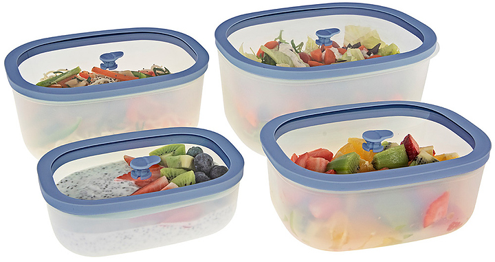 Набор вакуумных контейнеров Status Fresko set 4 lilac