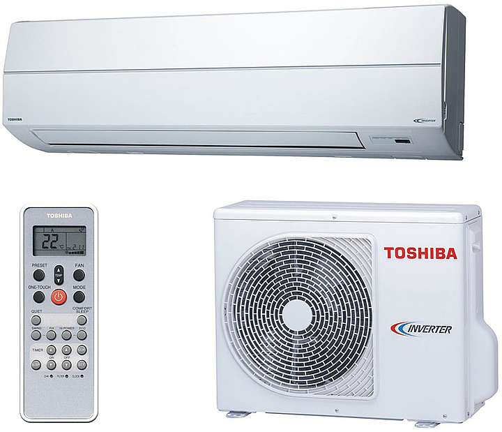 Сплит-система настенная Toshiba RAS-10SKV-E2 / RAS-10SAV-E2