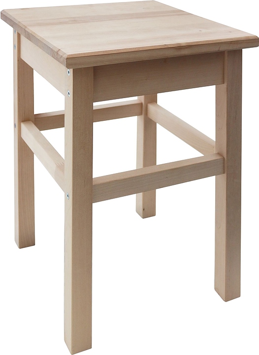 Табурет Hesby Прямая нога (дерево) светлое дерево