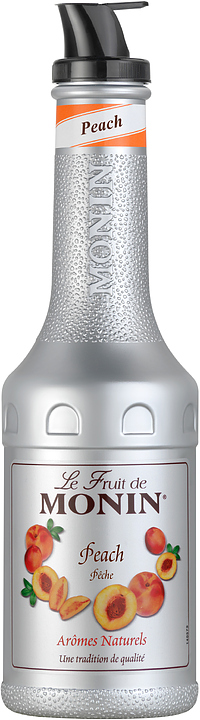 Основа для напитков (пюре) Monin 76243 Персик 1 л (бутылка с дозатором)