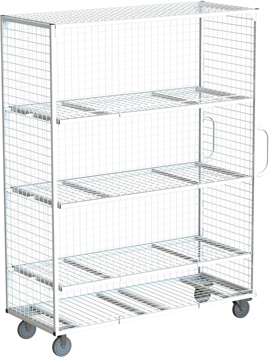 Тележка производственная MetallCart JJ01 сетчатая