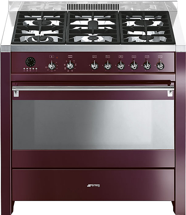 Плита газовая SMEG CS19RW-7