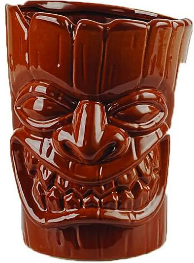 Бокал стакан для коктейля P.L. Barbossa Bad Guys Bar Тики 640 мл коричневый