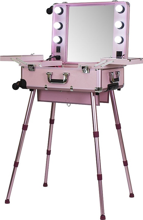 Студия визажиста мобильная Мэдисон&Co VZ-210 розовая