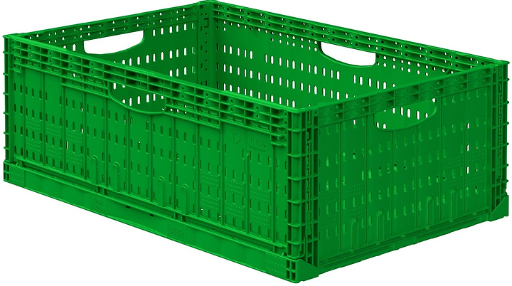 Ящик для овощей и фруктов iPlast FC-6422 600х400х220 мм салатовый