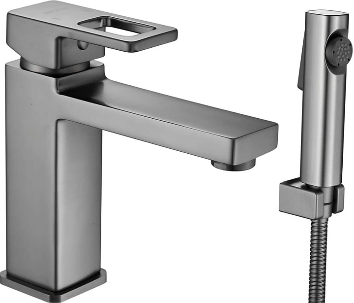 Смеситель для раковины SHEVANIK S8271T с гигиеническим душем