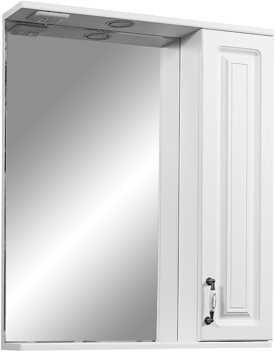 Зеркало со шкафчиком Stella Polar Кармела 65/С SP-00000184, ольха белая