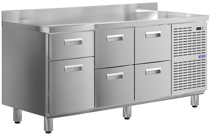 Стол холодильный KAYMAN КСХ-422/70 (6 ящиков)