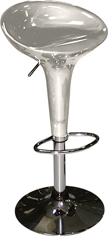 Стул барный Anji LS-101 серебряный