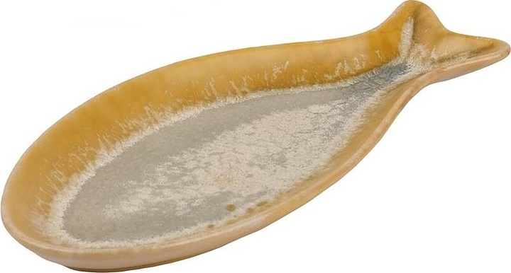 Блюдо сервировочное P.L. Proff Cuisine Fish Pearl Blue Frutti di Mare QB17233219-IH 21х9 см h=2 см (керамика)