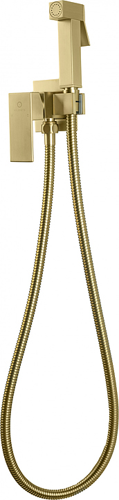 Душ гигиенический со смесителем FILARETE Fing FL101MG, матовое золото