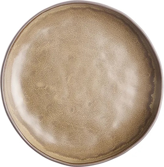 Тарелка Kunstwerk Grasp 20722/brown d=17 см h=3 см (керамика) коричневая