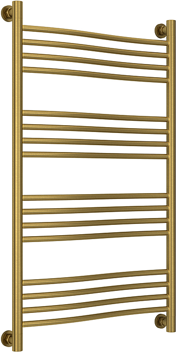 Полотенцесушитель водяной Сунержа Флюид + 100x60 см состаренная латунь