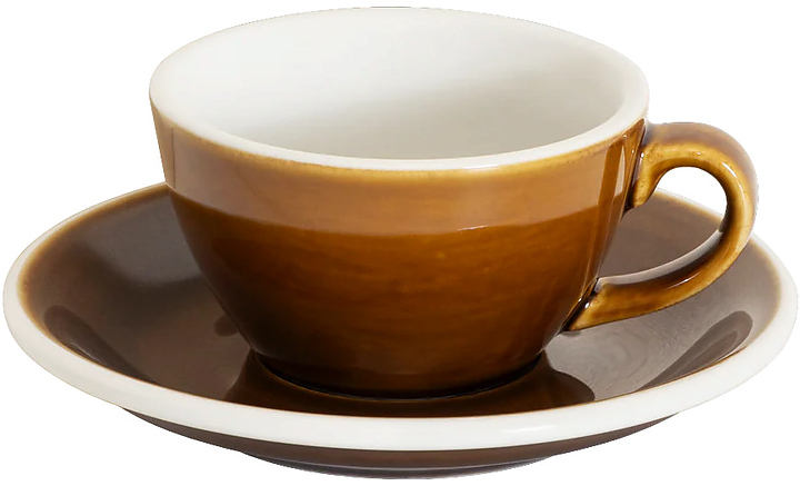 Кофейная пара Loveramics Egg Flat White C088-81BCA/C088-75BCA 150 мл, карамель (caramel)