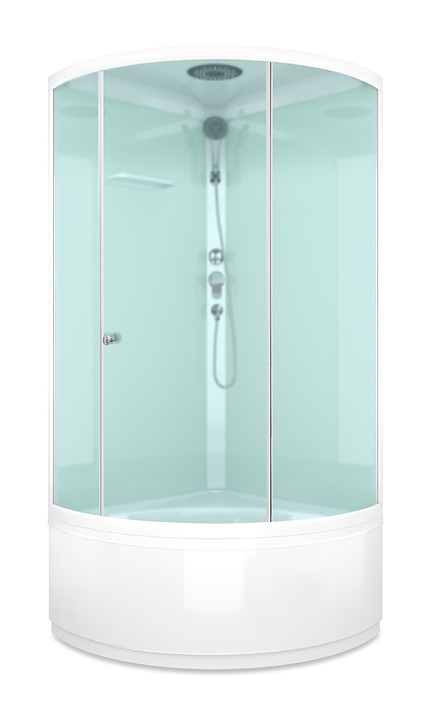 Душевая кабина Domani-Spa Simple 99 high DS01Sm99HWM00 90х90 см
