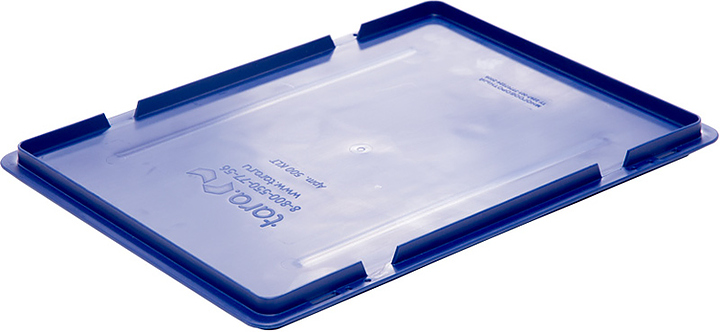 Крышка для ящика ТАРА.РУ 500 KLT 400х300 мм синяя