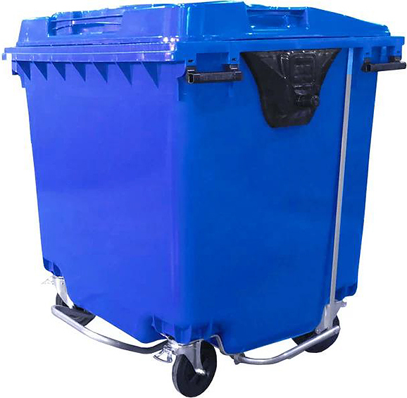 Контейнер для мусора ТАРА.РУ МКТ-1100 ПП синий