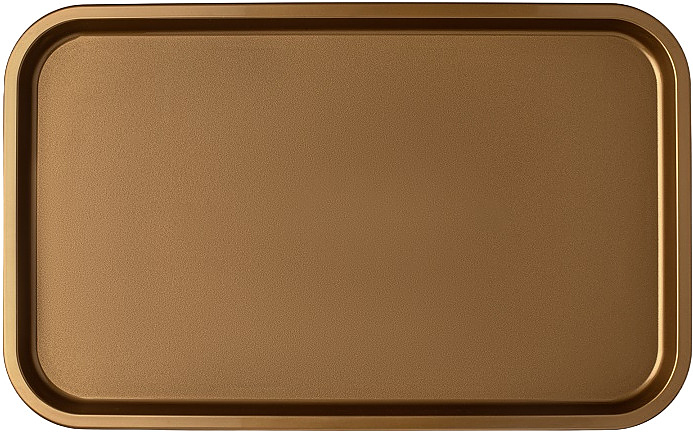 Поднос сервировочный MGprof 1737 525х325 мм шагрень, золотой