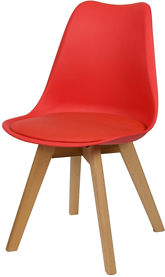 Стул BentWood Eames W красный