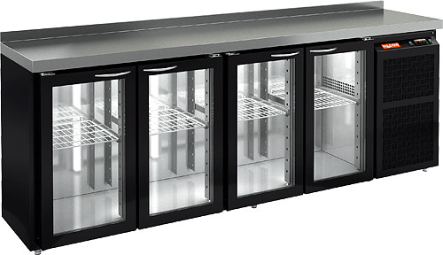 Стол холодильный барный HICOLD BNG 1111 BR2 HT BAR Black