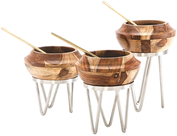 Подставка фуршетная P.L. Proff Cuisine Hotelware CBS 8512 WB d 22 см h 24 см + салатник бук