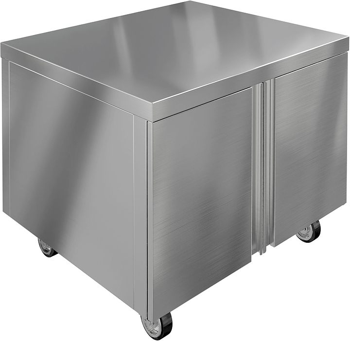 Подставка под пароконвектомат универсальная Restoinox ППКЗР-2-88/77 2х6 уровней для GN 1/1 (закрытая с 3 сторон)