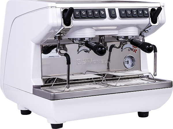 Кофемашина Nuova Simonelli Appia Life Compact 2 Gr V белая, высокие группы, экономайзер, автомат