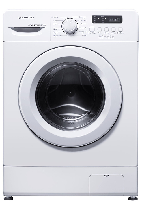 Стиральная машина Maunfeld MFWM127WH051D 1750 Вт 7 кг 1200 об/мин белый