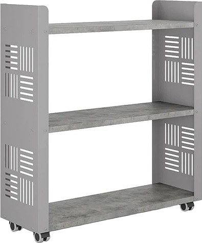 Стеллаж мобильный КОБОР SM3-90/30 aluminum/chicago