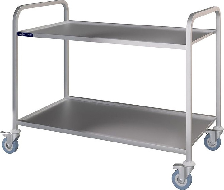 Тележка сервировочная KAYMAN ТС-13/2-11-85-А 2 яруса