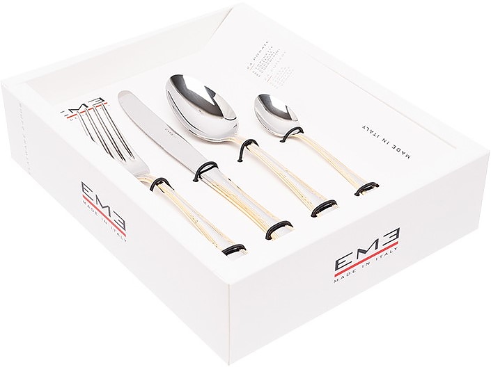 Набор столовых приборов EME Luigi XVI Gold Decor P13AEXVI/OR 24 шт.