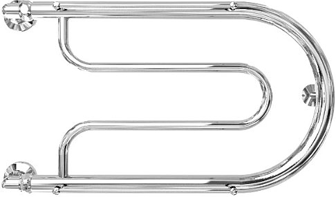 Полотенцесушитель водяной Двин 4627085923138 B 32/50 1"-1/2" К0 с полкой, полированный