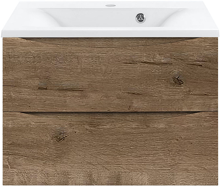 Тумба под раковину Vincea Mia 650 V.Oak 64х44,3 см, подвесная, дуб винтаж