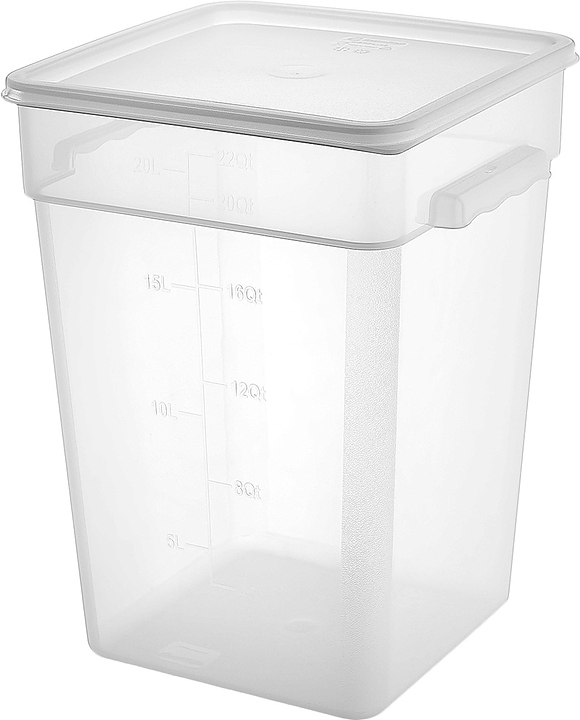 Контейнер для продуктов Gastroplast GSPP-22 20,8 л 29х30 см h=40 см (полипропилен) прозрачный