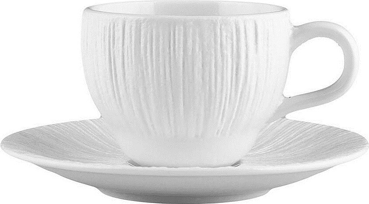 Чашка кофейная P.L. Proff Cuisine Frost White Moon ZA0395-90-ME 95 мл d=6,5 см h=5,3 см (фарфор) белая