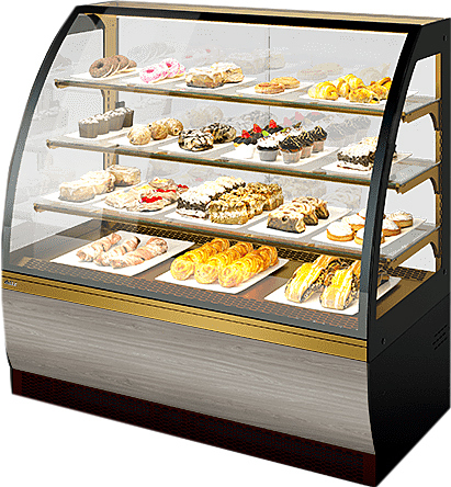 Витрина кондитерская Chilz VETE LUX 130 шоколад, вяз тосини