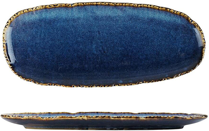 Блюдо овальное P.L. Proff Cuisine Aqua Blue 81222287 34,6х14,8 см